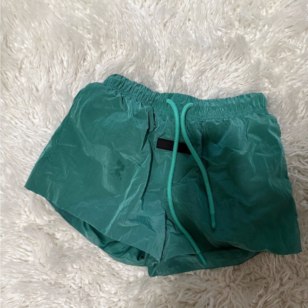 Essentials fear of god Teal Women's track Shorts